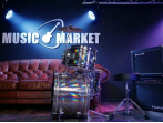 JW123-P1-SL Барабанная установка, серебристая, TJW
