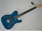 Электрогитара Harley Benton TE-90QM HH Trans Blue