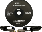 Кабель HDMI оптический, 15 м, армированный, Klotz FOAUHR015