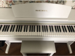 Цифровое пианино Kurzweil M90 WH белое, с банкеткой