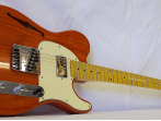 Электрогитара G&L Tribute ASAT Classic Bluesboy Semi-Hollow Clear Orange MP SF