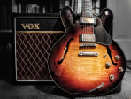 Полуакустическая гитара Gibson ES-335 Satin Vintage Sunburst