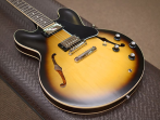 Полуакустическая гитара Gibson ES-335 Satin Vintage Sunburst