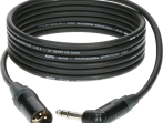 Кабель микрофонный, XLR-6.35мм угловой, 3м, Klotz M1MA1B0300 M1