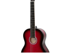 Акустическая гитара, красная, Амистар M-313-RD