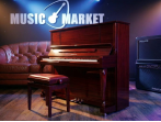 Акустическое пианино Yamaha YU1X PM - красное дерево полированный