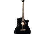 L60CE-BK Luce Series Электро-акустическая гитара, черная, Cort