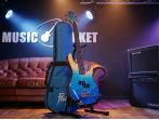 Электроукулеле FLIGHT Mini Bass TBL