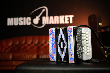 Гармонь детская &laquo;Ромашка&raquo; - 15х12-II белая