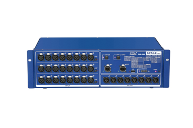 Цифровая система сценической коммутации, блок Stage, 24хXLR входа+8хXLR выходов, Soundking DSB-2408