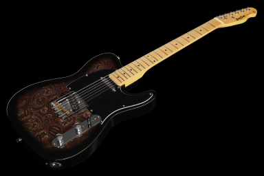 Электрогитара Harley Benton TE-70 Black Paisley