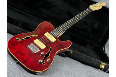 Электрогитара Harley Benton TE-90QM Trans Red