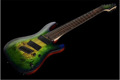 Электрогитара 8 струн Cort KX508MS Marina Blue Burst