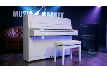 Акустическое пианино Kawai K-15E WH/P - белый полированный