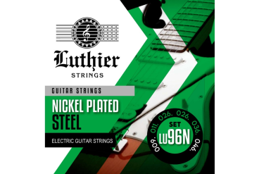 Комплект струн для электрогитары, никелированные, 9-46, Luthier LU-96N