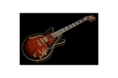 Полуакустическая гитара Ibanez AM153QA-DBS