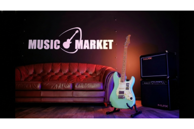 S801-Standard-801-GR Электрогитара с встроенным процессором, зеленая, GTRS