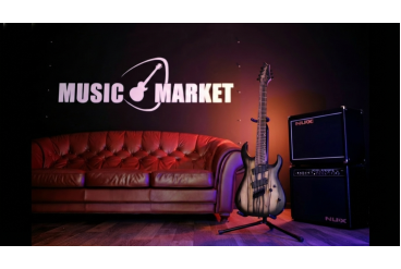 KX507MS-Pale-Moon-NBB KX Series Электрогитара мультимензурная 7-струнная, черная, Cort