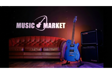 MBM-2H-Sustainiac-BBE META Series Электрогитара, синяя, Cort