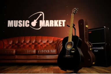 Акустическая гитара Cort AF510-BKS