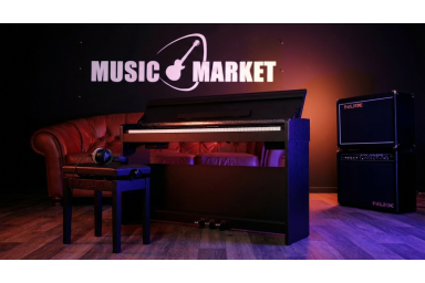 WK-310-Black Цифровое пианино на стойке с педалями, черное, Nux