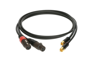 Кабель акустический RCA-XLRf, 3м, 2шт, Klotz AL-RF0300