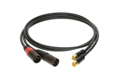 Кабель акустический RCA-XLRm, 1,5м, 2шт, Klotz AL-RM0150