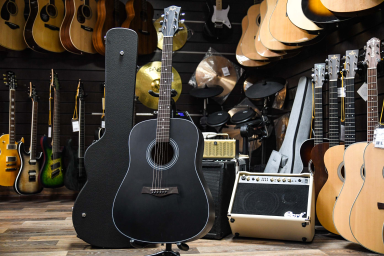 Акустическая гитара FLIGHT D-175 BK