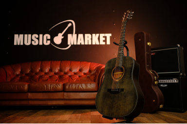 Акустическая гитара FLIGHT D-435 BK