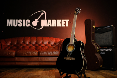 Акустическая гитара Caravan Music HS-4111 BK