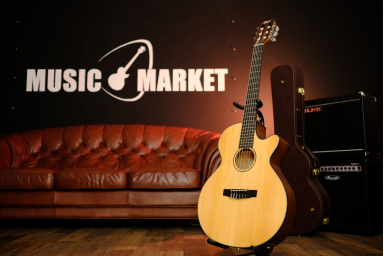 Классическая гитара со звукоснимателем Cort CEC3-NS Classic Series