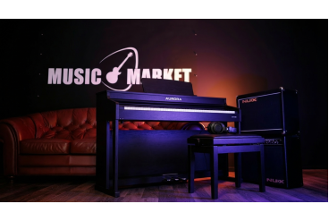 AU110-BK Цифровое пианино со стойкой, черное, Aurora