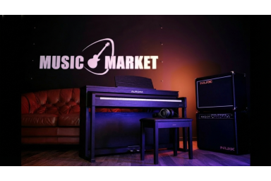 AU130-BK Цифровое пианино со стойкой, черное, Aurora