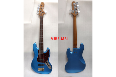 VJB5-MBL Бас-гитара 5-струнная, синяя, VIVA