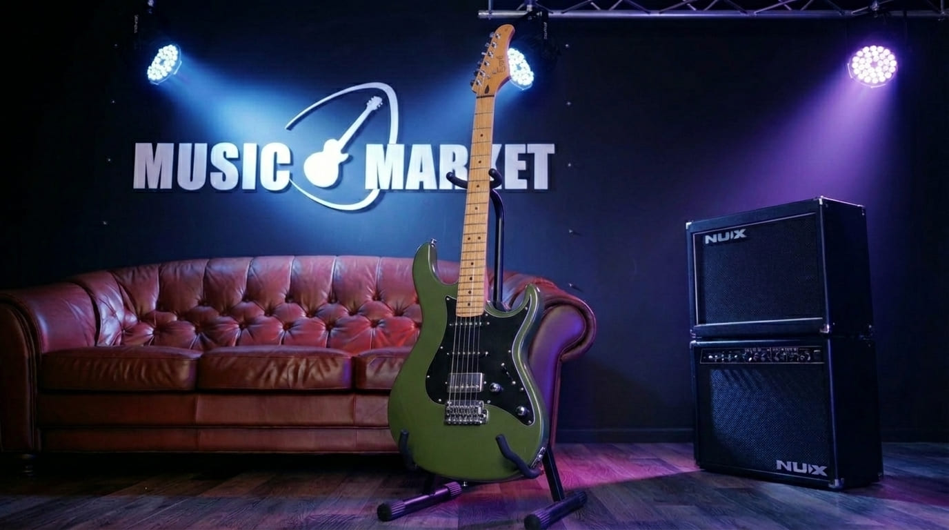 G250SE-ODG G Series Электрогитара, зеленая, Cort