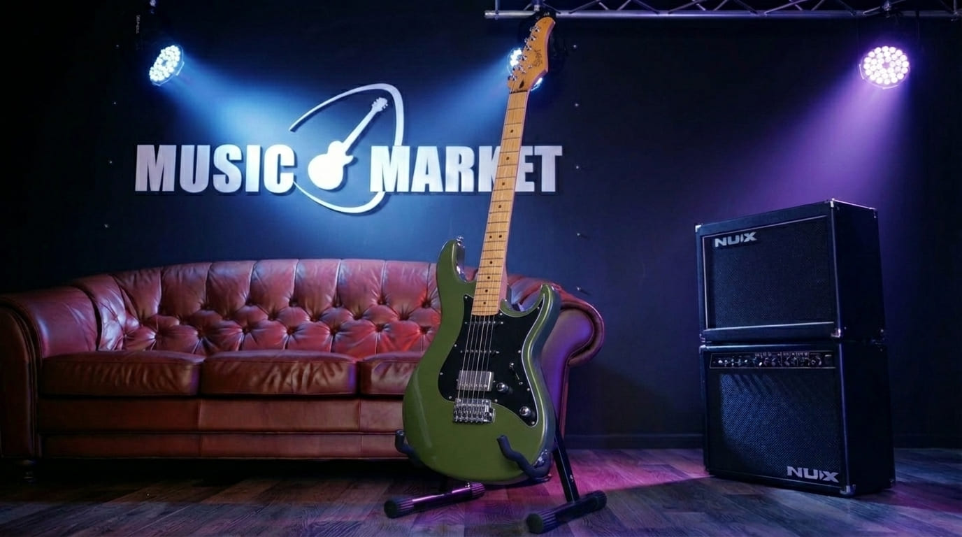 G250SE-ODG G Series Электрогитара, зеленая, Cort