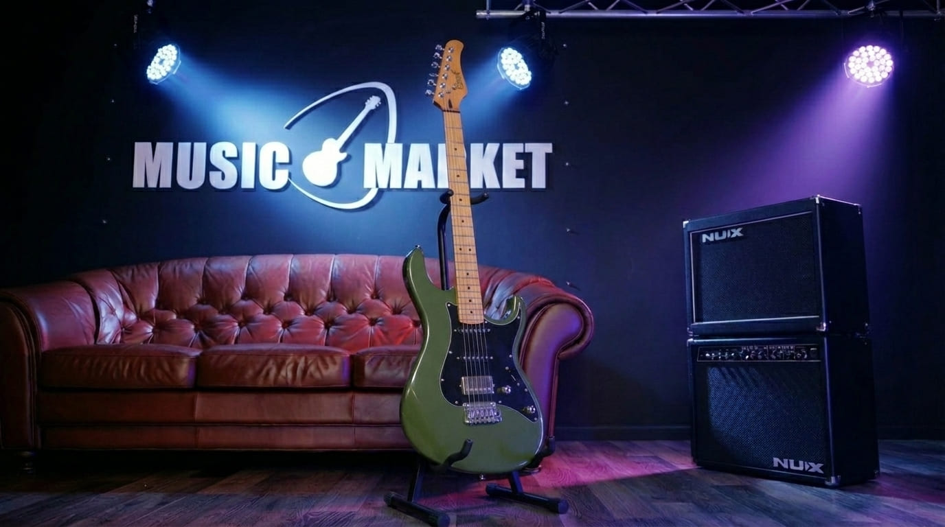 G250SE-ODG G Series Электрогитара, зеленая, Cort