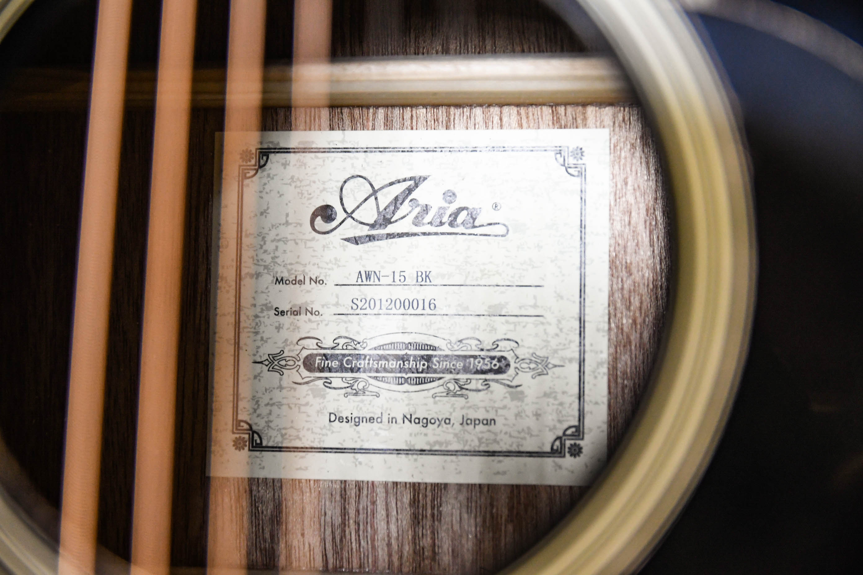 Акустическая гитара ARIA AWN-15 BK