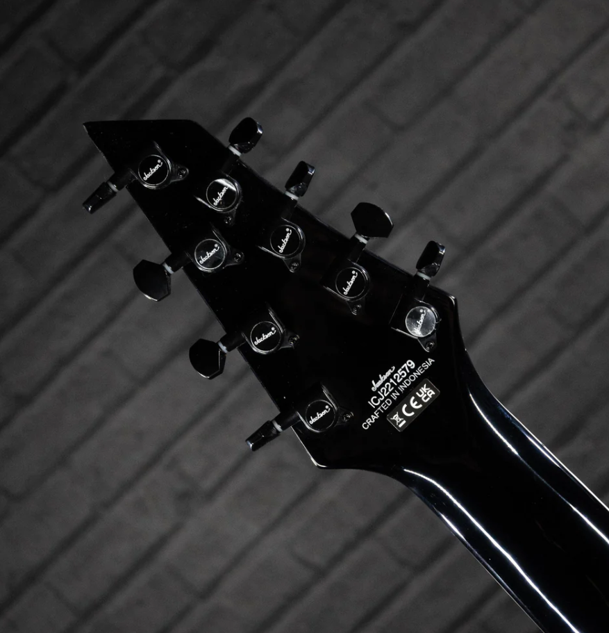 8-ми струнная электрогитара Jackson X Series Soloist Arch Top SLATX8Q MS 8-String Multi-Scale Transparent Black Burst