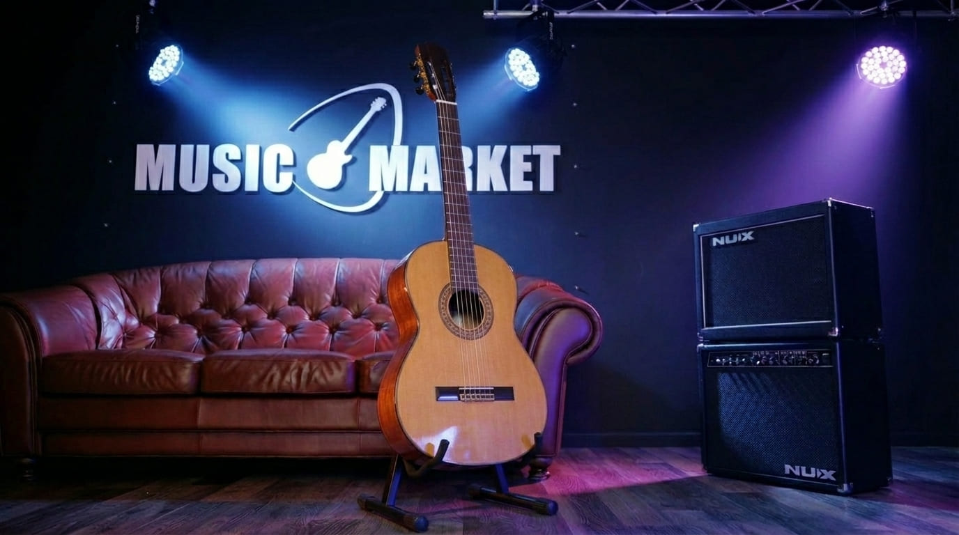 LCG-3-Luxars Классическая гитара, цвет натуральный, Luxars