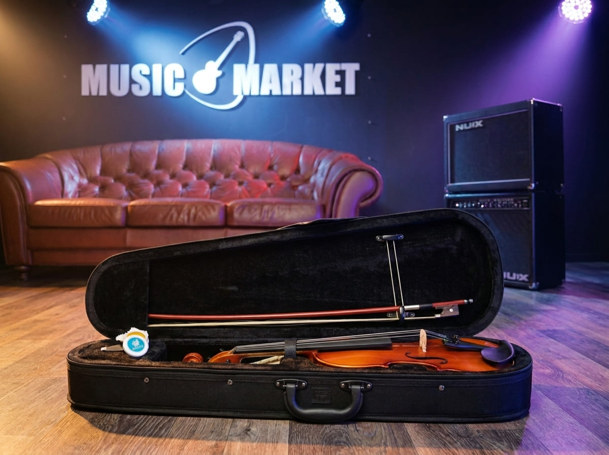MV-003VT-1/2 Скрипка в футляре со смычком, Caraya