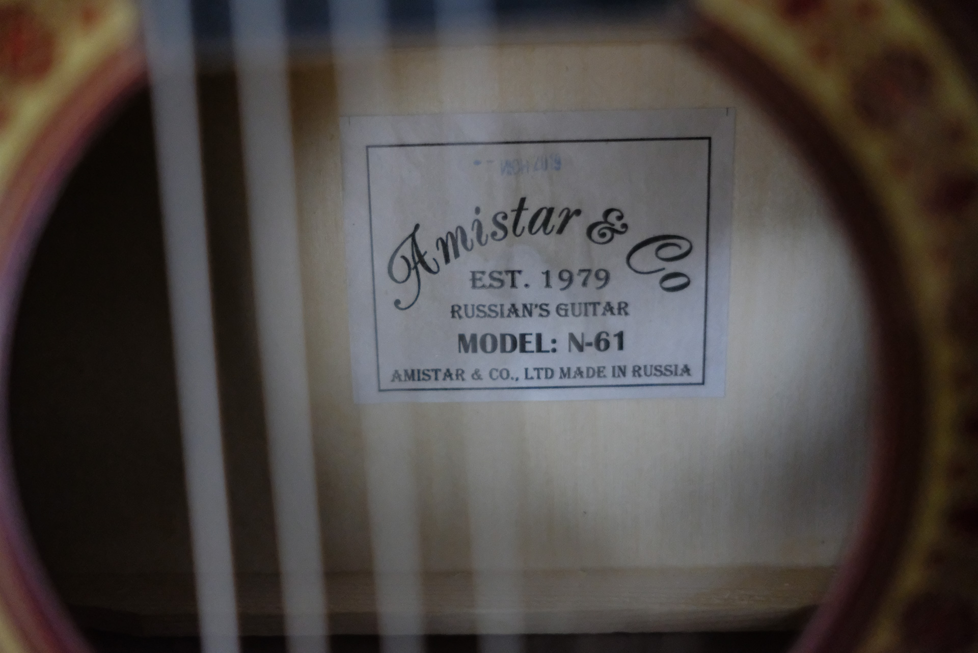 Гитара Акустическая 6-струнная Amistar N61BR