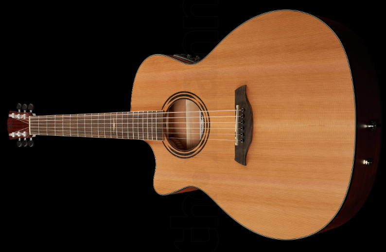 Электроакустическая гитара леворукая BATON ROUGE AR21C/ACE-L