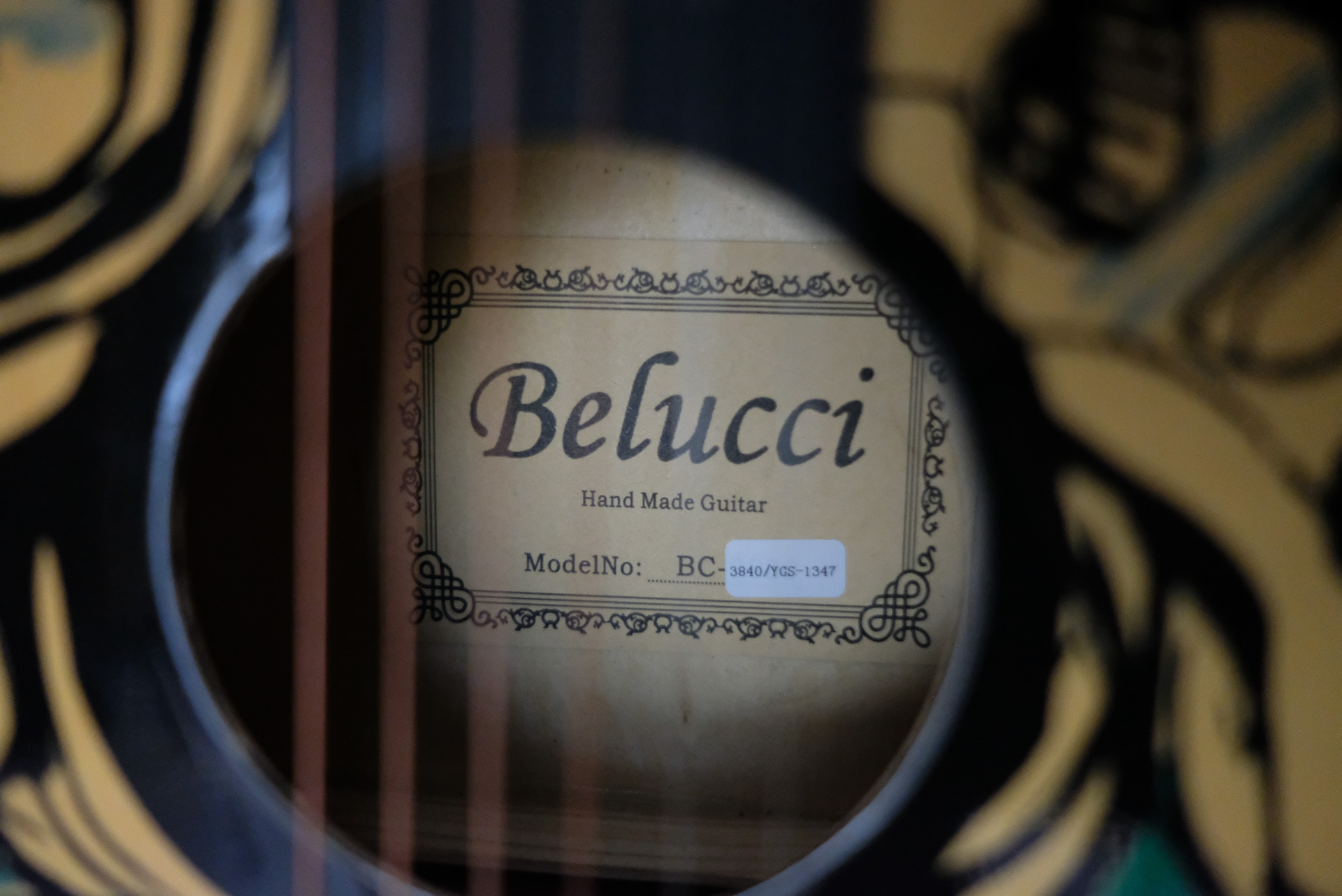 Гитара акустическая Belucci BC-3810 YGS-1347