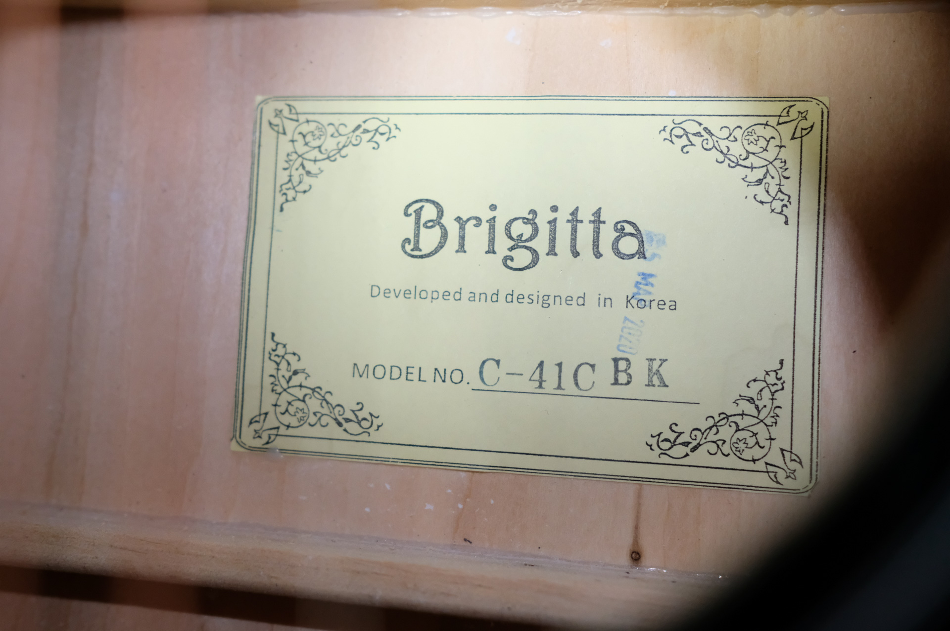 Гитара Акустическая Brigitta C-41C BK