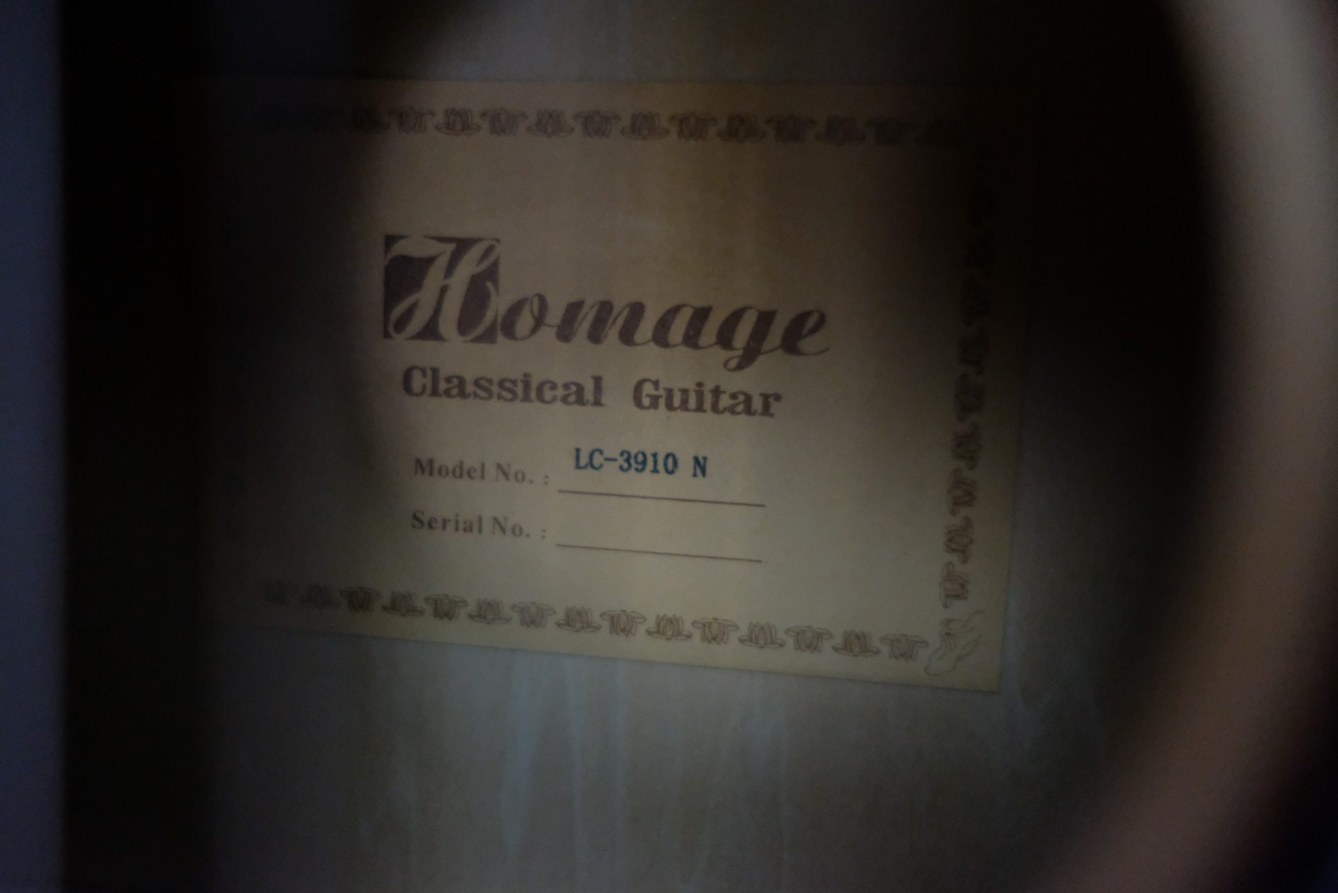 Классическая гитара HOMAGE LC-3910