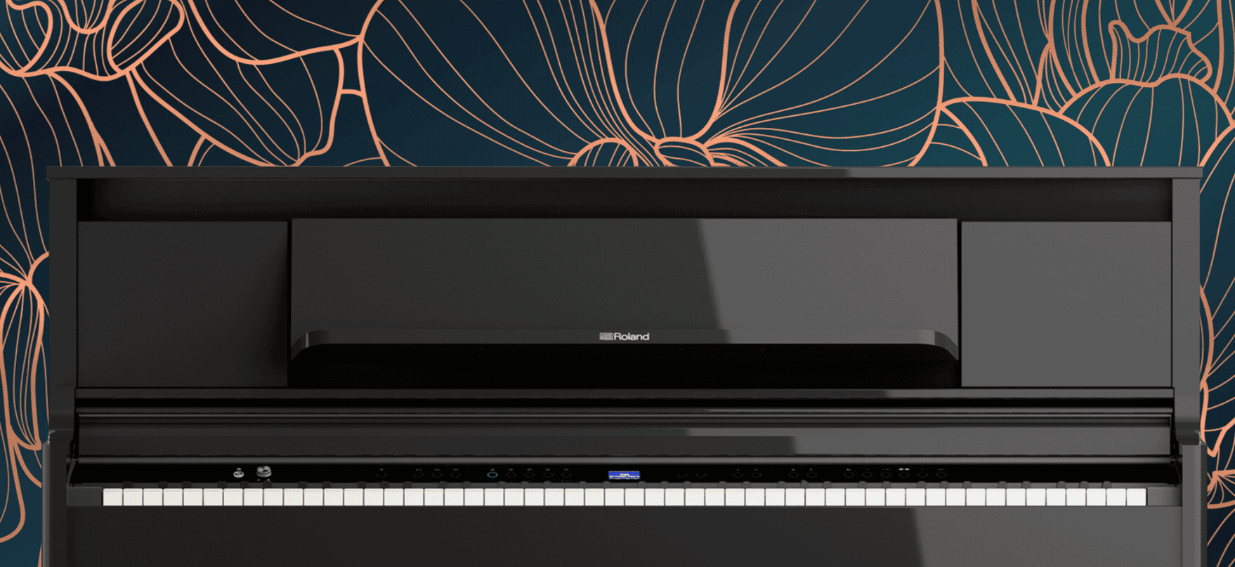 Цифровое пианино Roland LX-6 PE - чёрный полированный