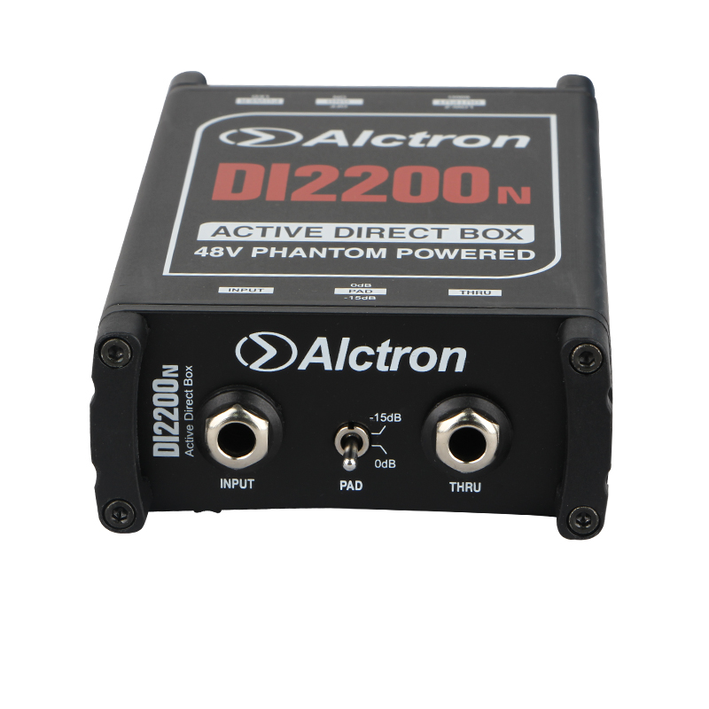 Преобразователь акустического сигнала, активный, Alctron DI2200N D.I. Box