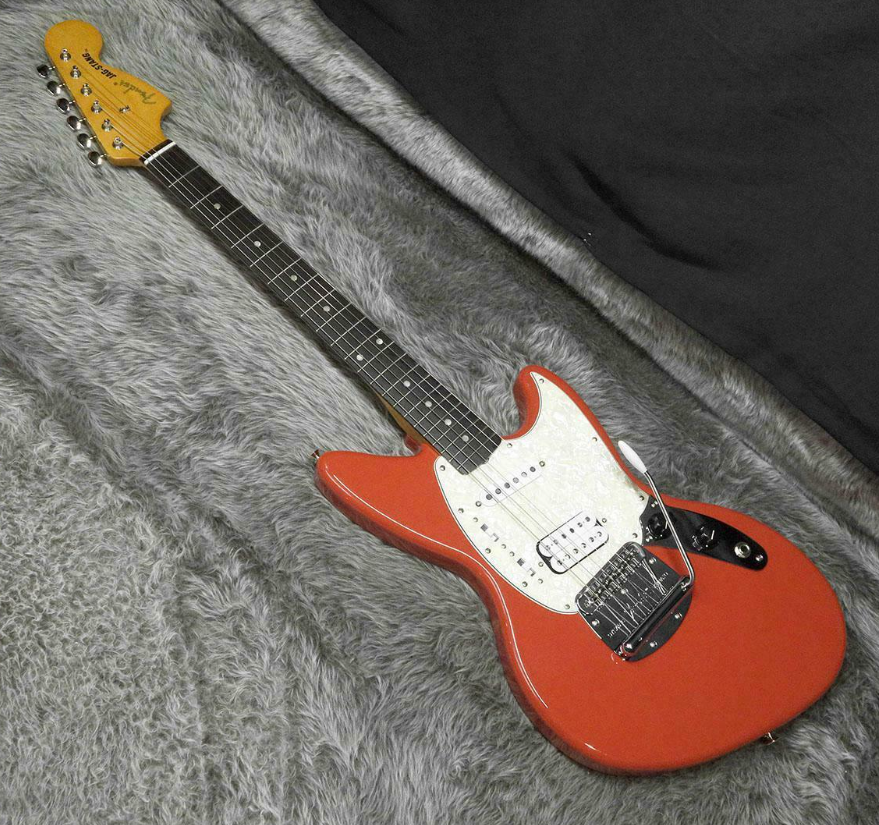 Электрогитара Fender Kurt Cobain Jag-Stang Rosewood Fiesta Red