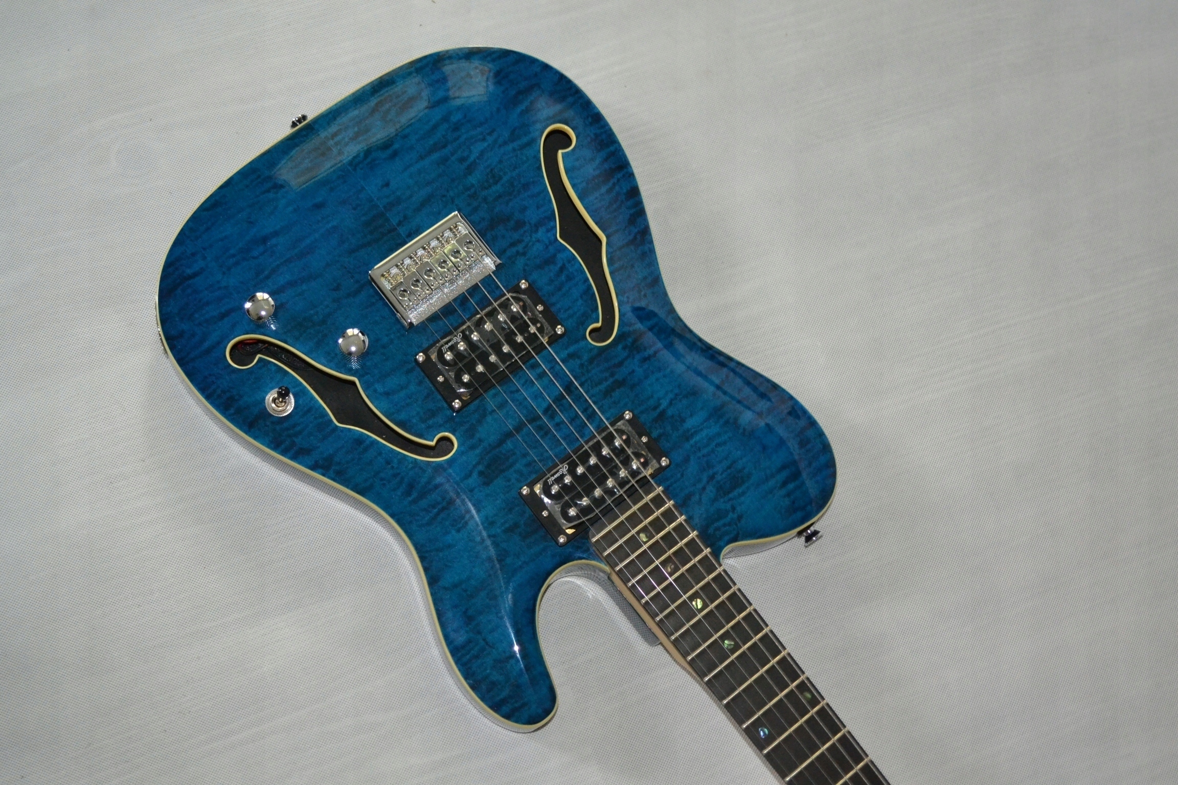 Электрогитара Harley Benton TE-90QM HH Trans Blue